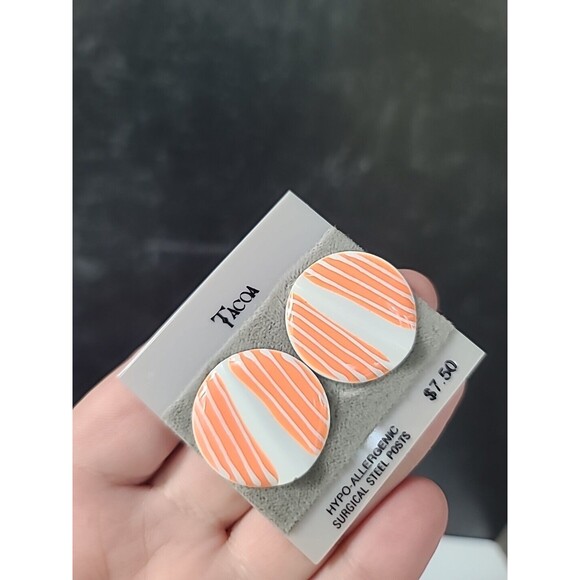 Tacoa Vintage Earrings New On Original Stock Card - Picture 4 of 10